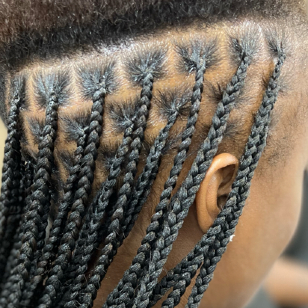Small Knotless Braids at MarkUrBeauty in Marietta, GA
