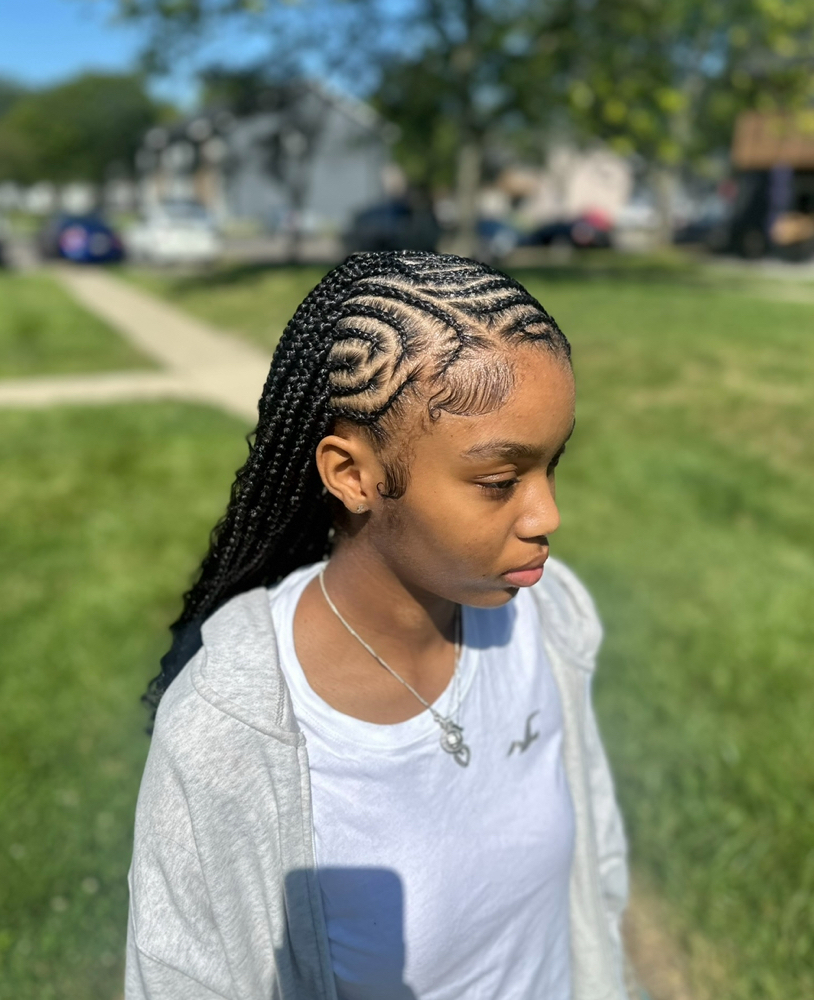 Extra Small Fulani/Tribal Braids at Stylesbyleaisa in Havelock, NC
