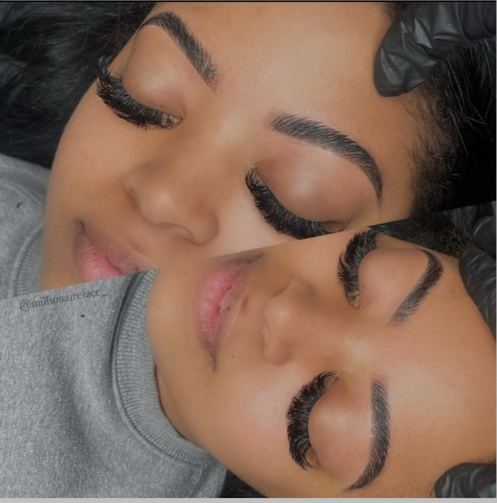 Eyebrow Lamination, Sculpt & Tint