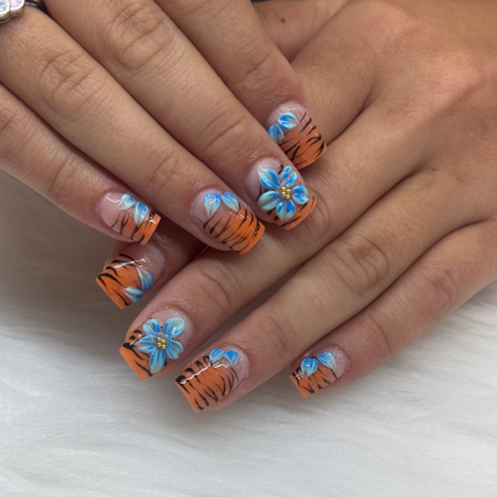 Hard Gel Fill at Reyes Styles Barbershop & Salon in Salisbury, MD