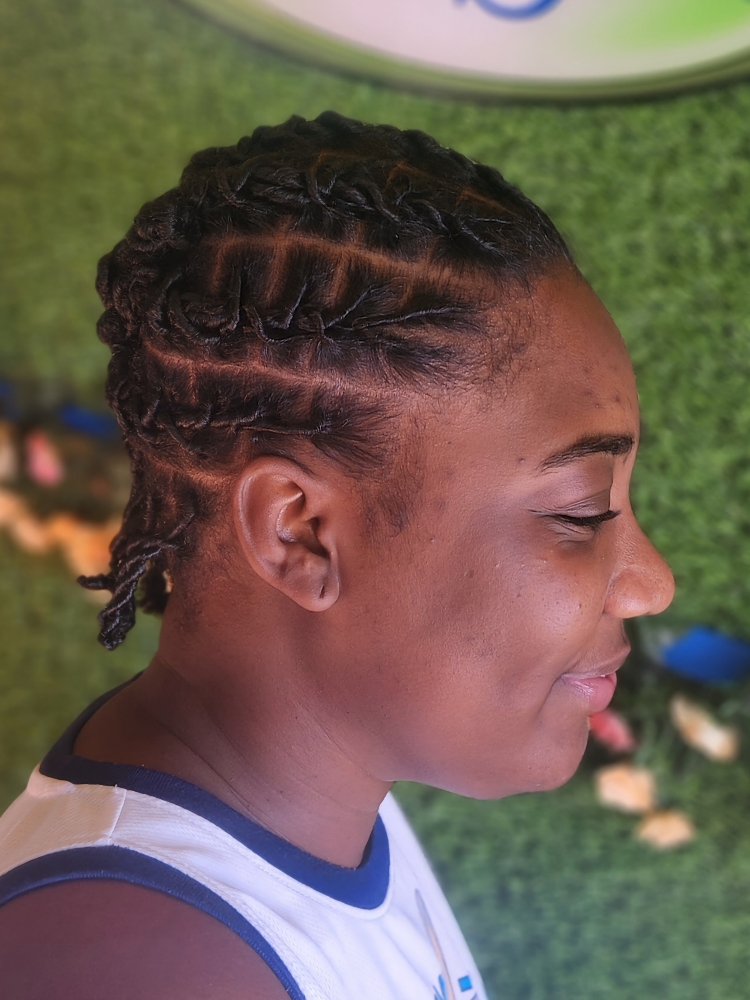 STARTER LOCS - Comb Twists Method