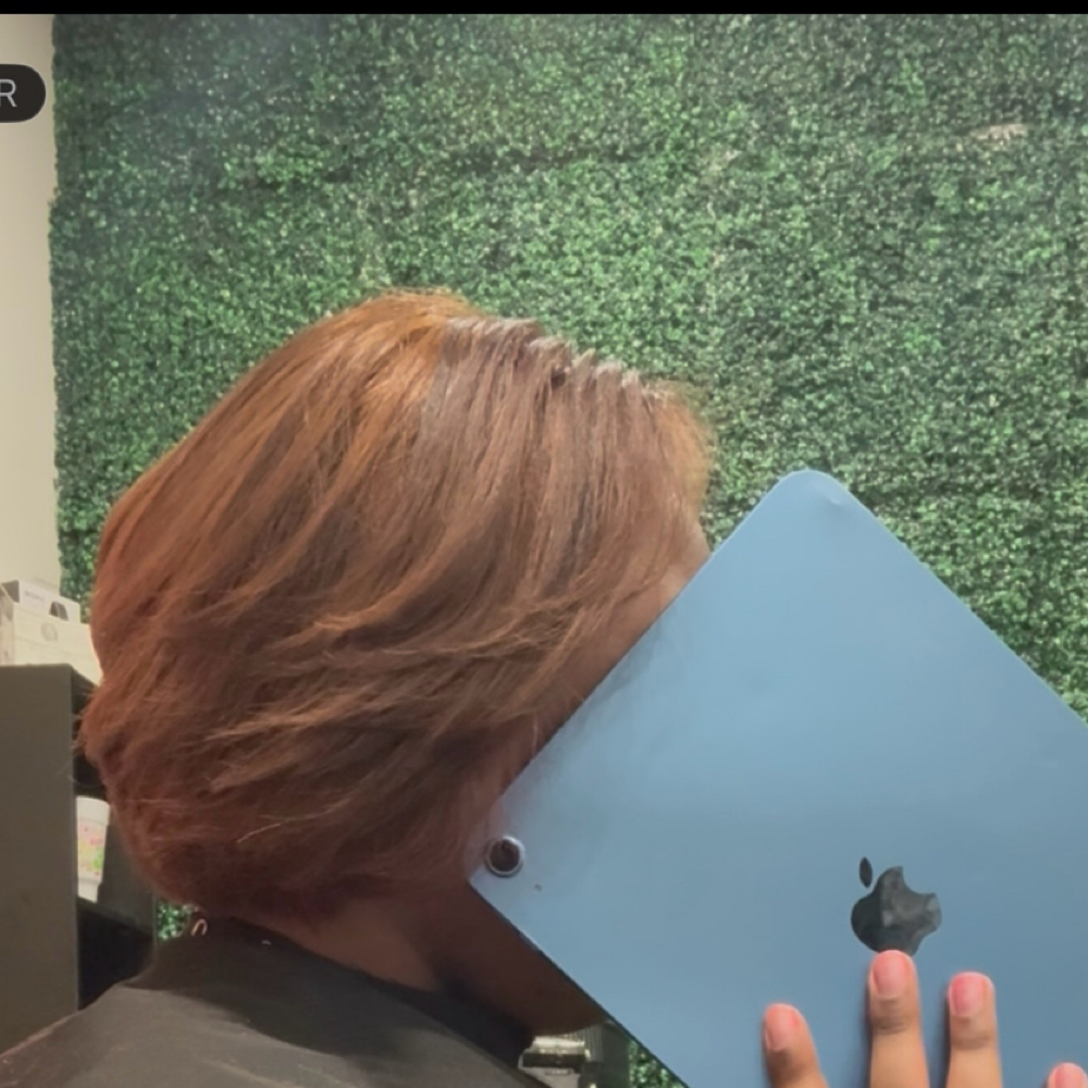 Cut And Style at ROOTED By DESTINY LUXURY SALON in Katy, TX