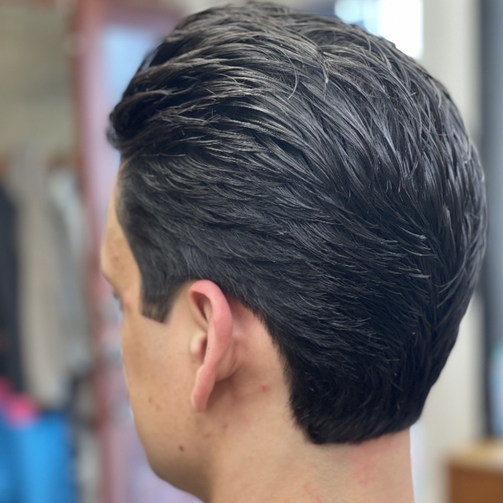 Scissors Cut at Boatyard Barbershop in Fort Walton Beach, FL