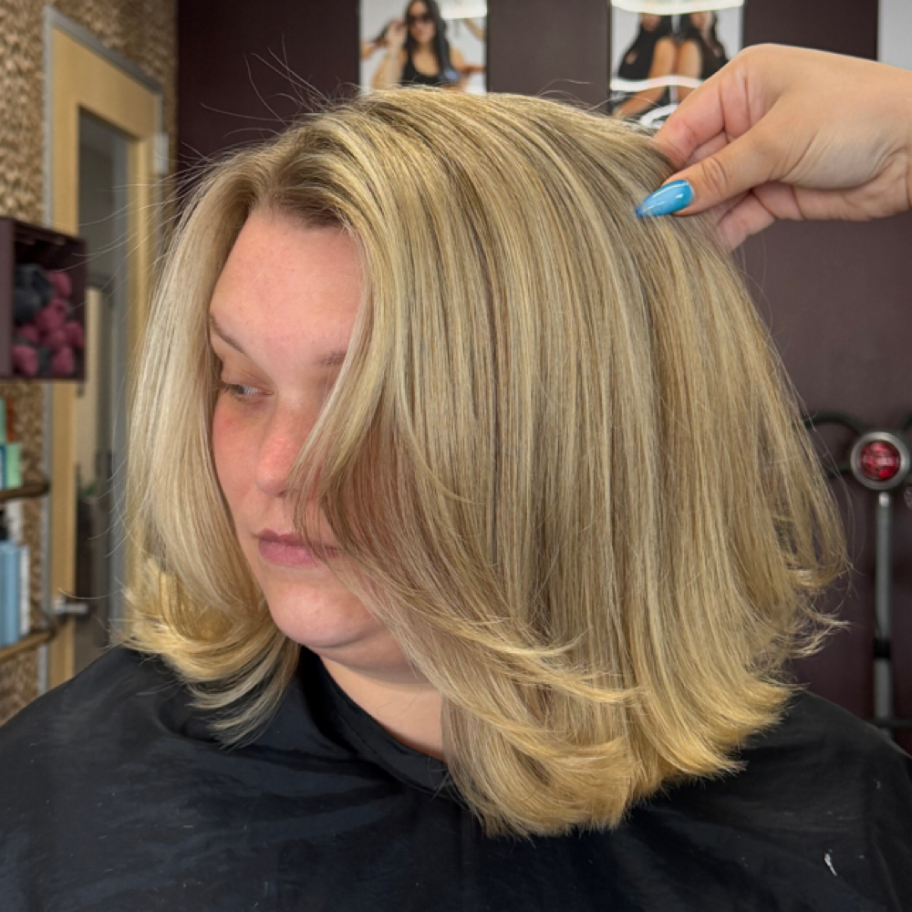 FINE — Partial Custom Color at Crowns Down Hair Studio in New Braunfels, TX
