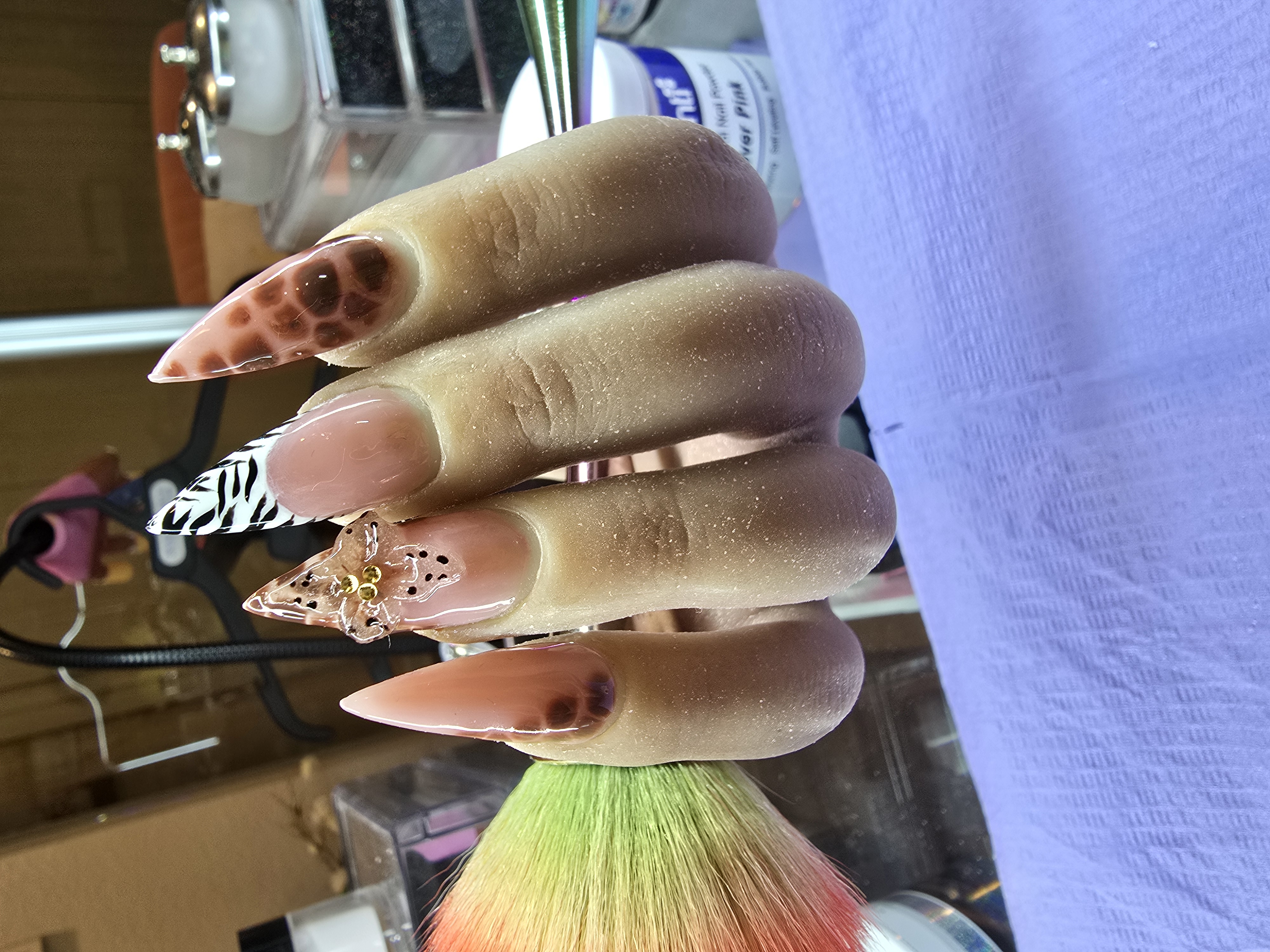 Gel-X nail extensions at BossLuxe Nailz in Virginia Beach, VA