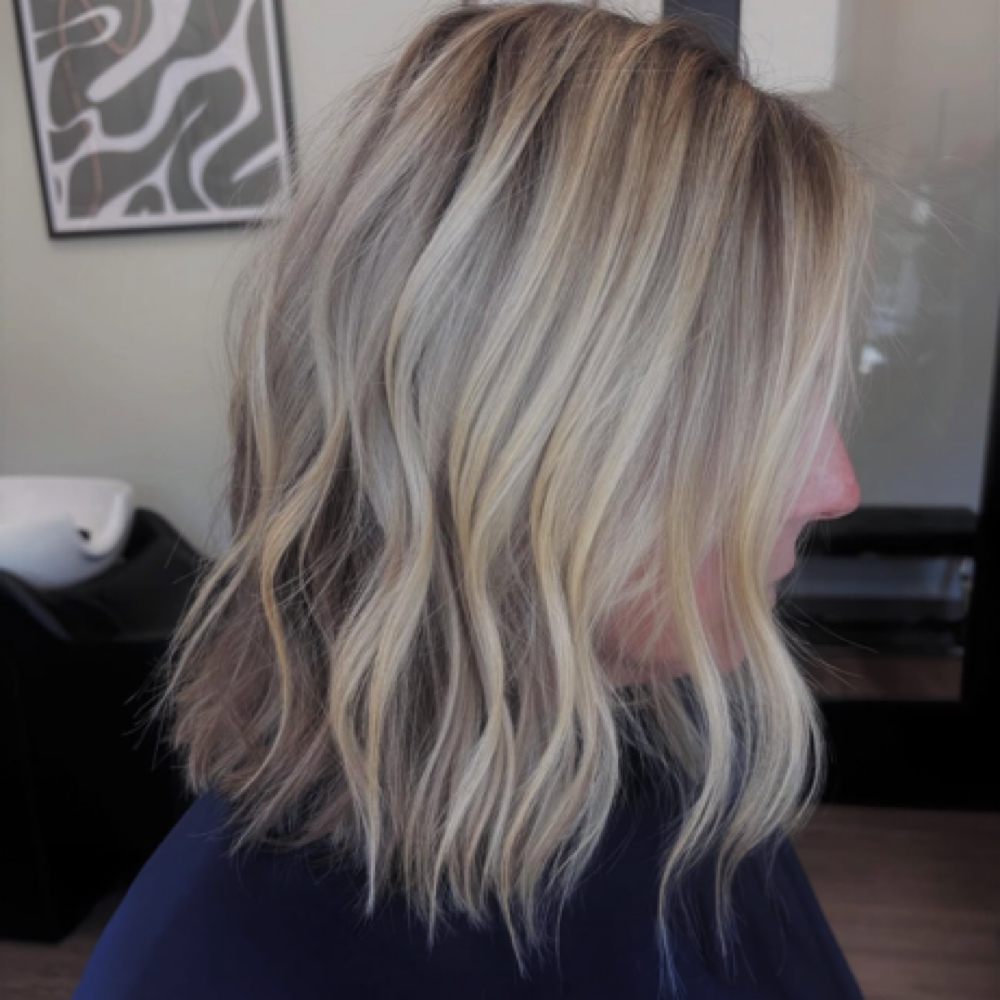 Partial Highlights at goldies hair studio in Simpsonville, SC