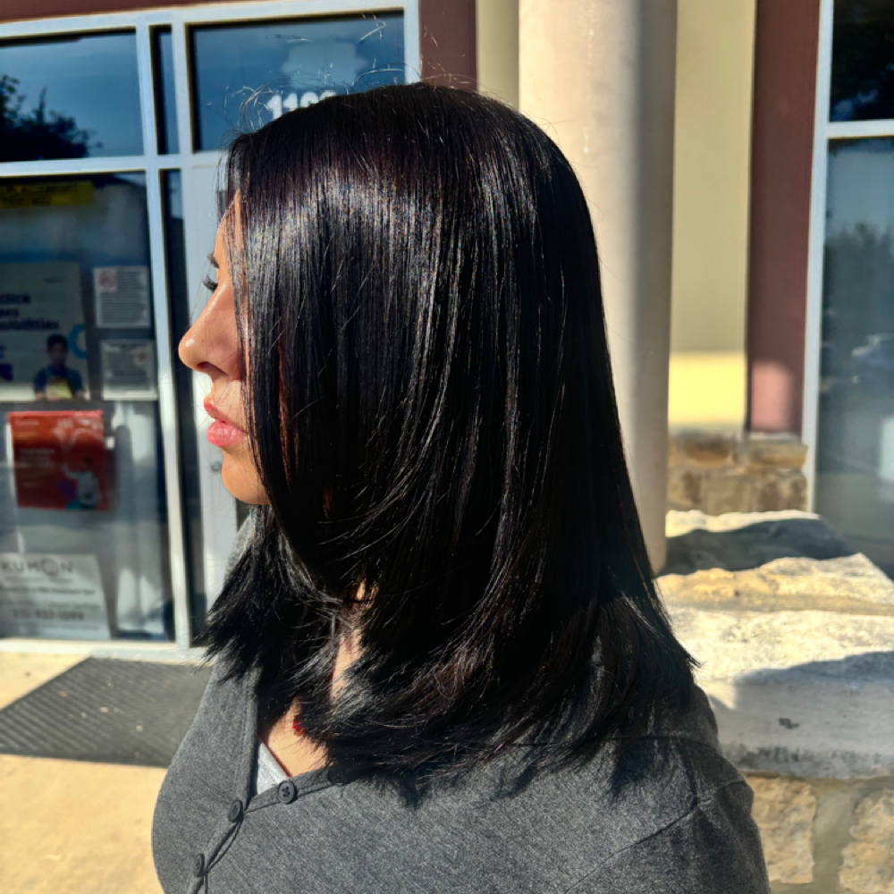All over color at Bella Bri Beauty in San Antonio, TX