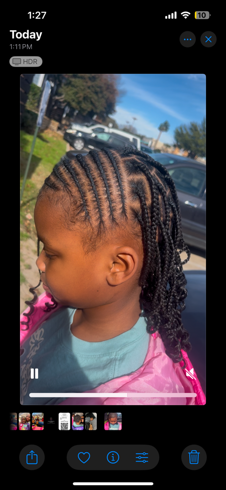 Kids Knotless Braids