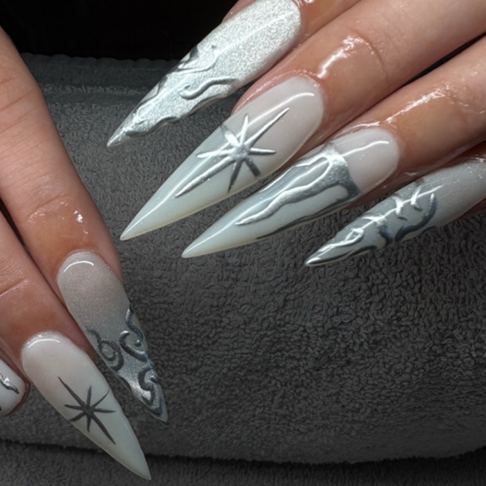 Hard Gel Nail Services at Looking Glass Hair Design in Boise, ID