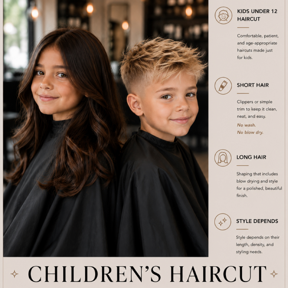 Kids Haircut at Jenn Rose -Hair Artistry- in Victorville, CA