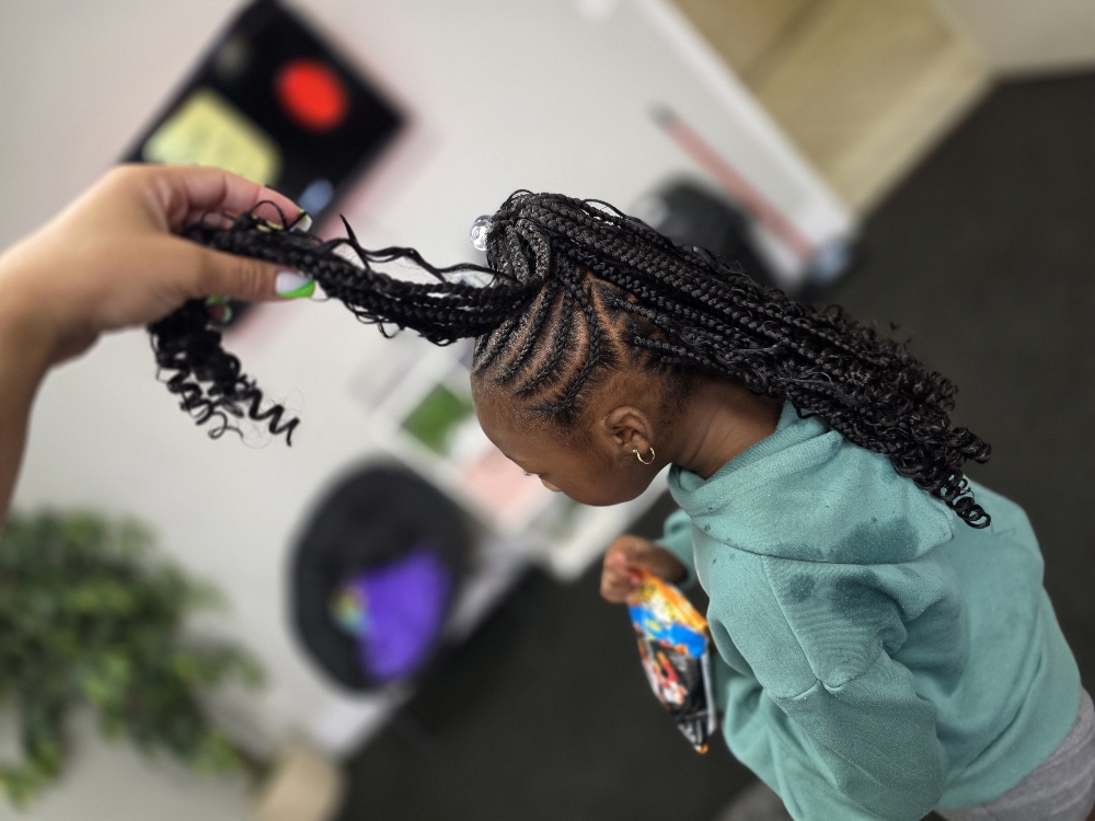 ✨️ Kids tribal feed-in braids at AshleyC. Does My Hair in Lexington Park, MD