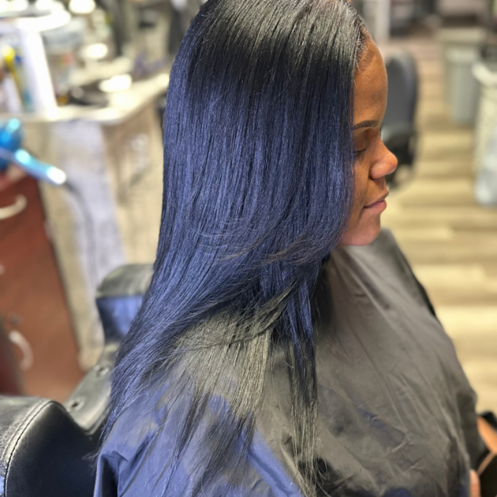 Traditional sew in install at Shear Purpose Beauty LLC in South Bend, IN