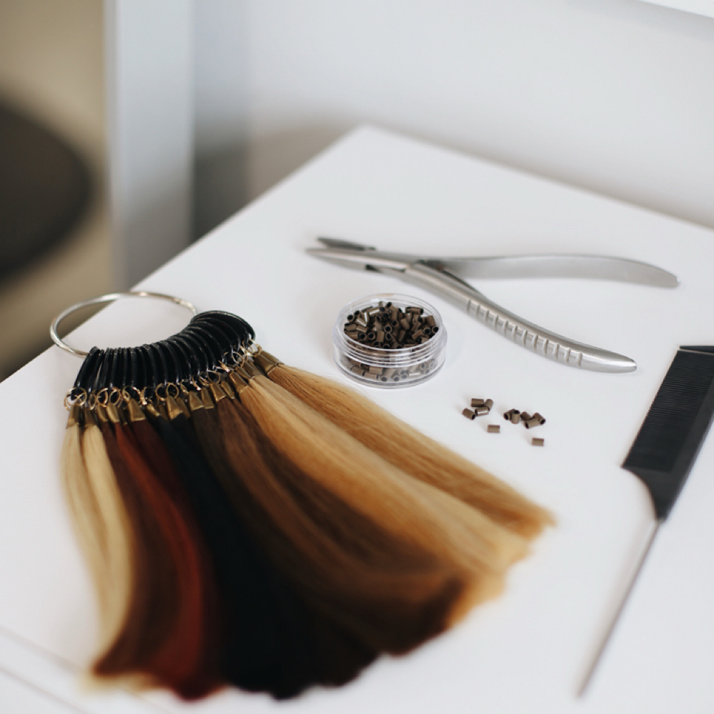 Hand Tied Wefts (1 Row) at Lindsey Morgan Artistry in Madisonville, KY