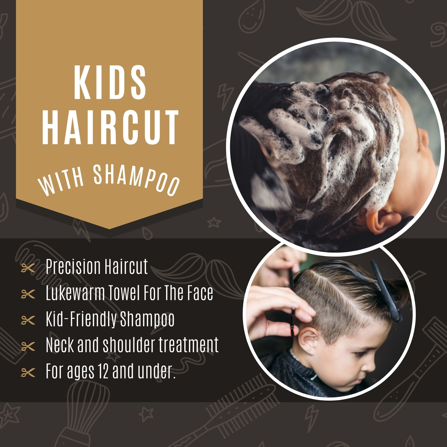 Kid’s Haircut With Shampoo