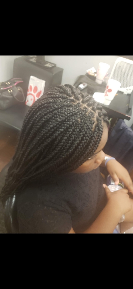 Kids MED Traditional Box Braids