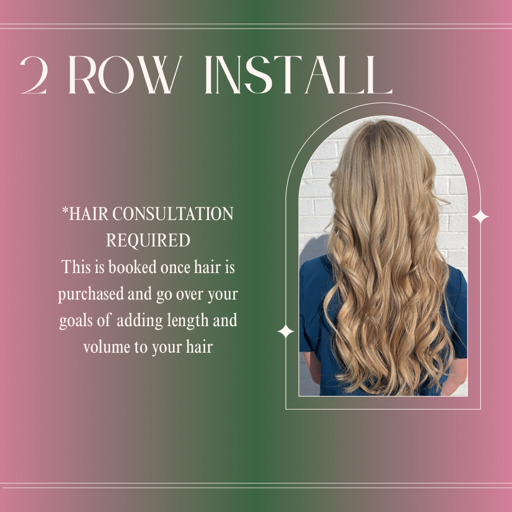 2 ROW INSTALL