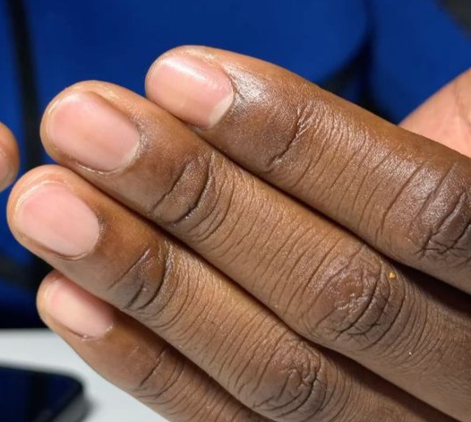 Man Mani - Clear Polish at My Escape Beauty Lounge & Café in Miami, FL