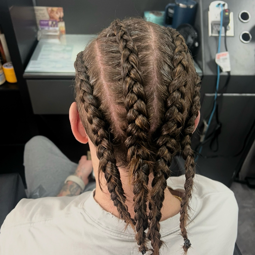 Simple Loose Cornrows