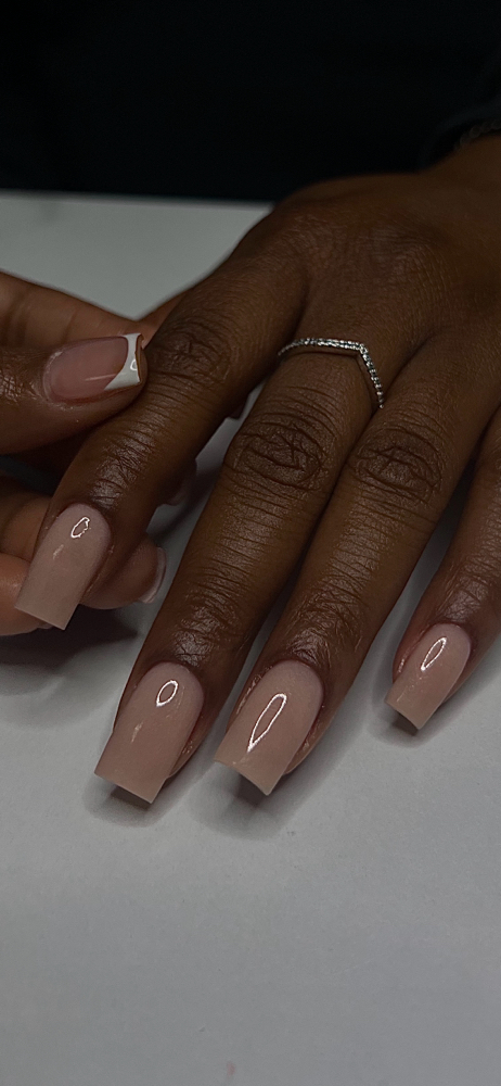 Nude Acrylic Full Set