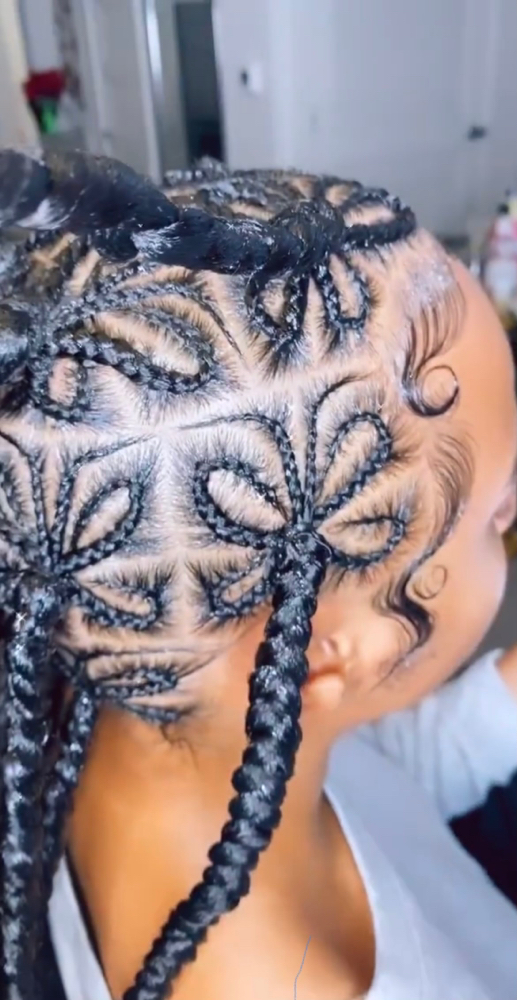 Butterfly Knotless Braids