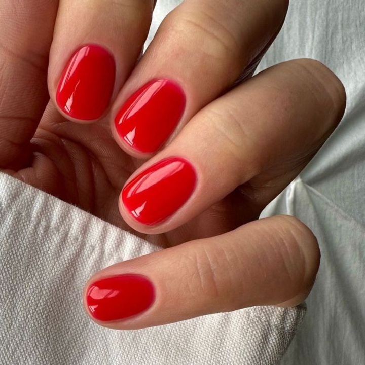 classic manicure at The Red Room Salon in SPRING HILL, FL