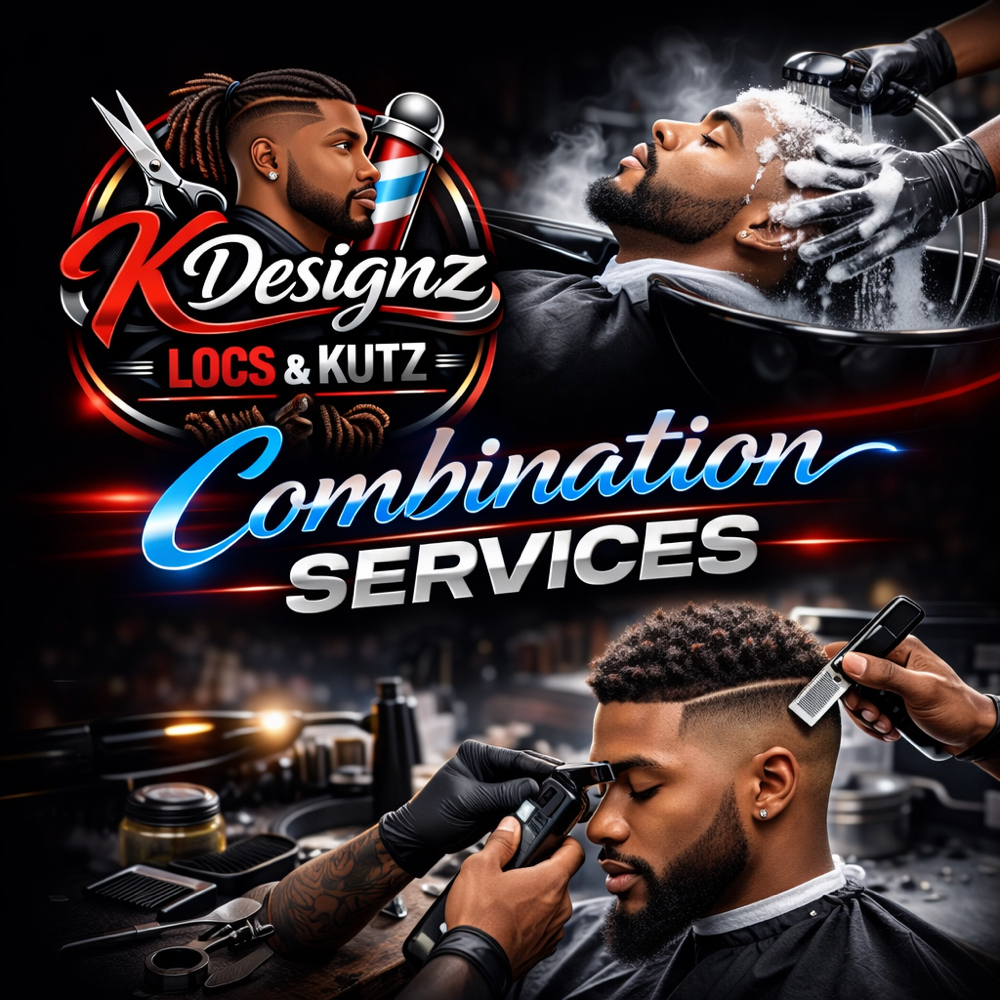 Combination Services at KDesignz Locs & Kutz in Richlands, NC