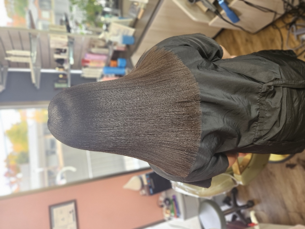 Return Client Silk Press And Trim at Chavonne’s Salon in Richmond Heights, MO
