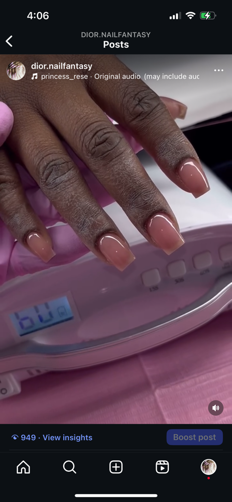 Short Full Set at Dior Nail Fantasy in Atlanta, GA