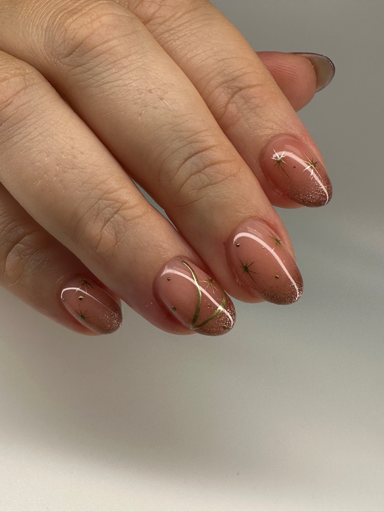 Short Gel Mani Or Refill