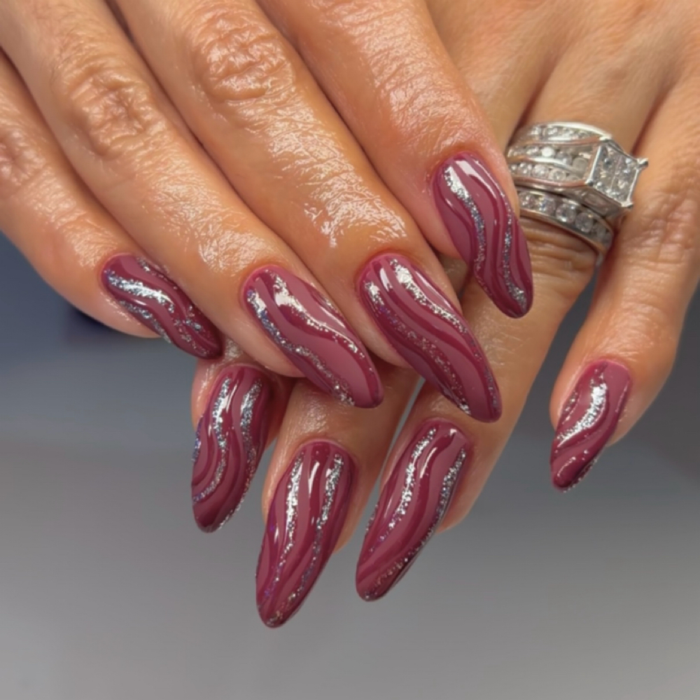 Builder/ Hard Gel Overlay • Long at Amethyst Nailz & Aesthetics in Chandler, AZ