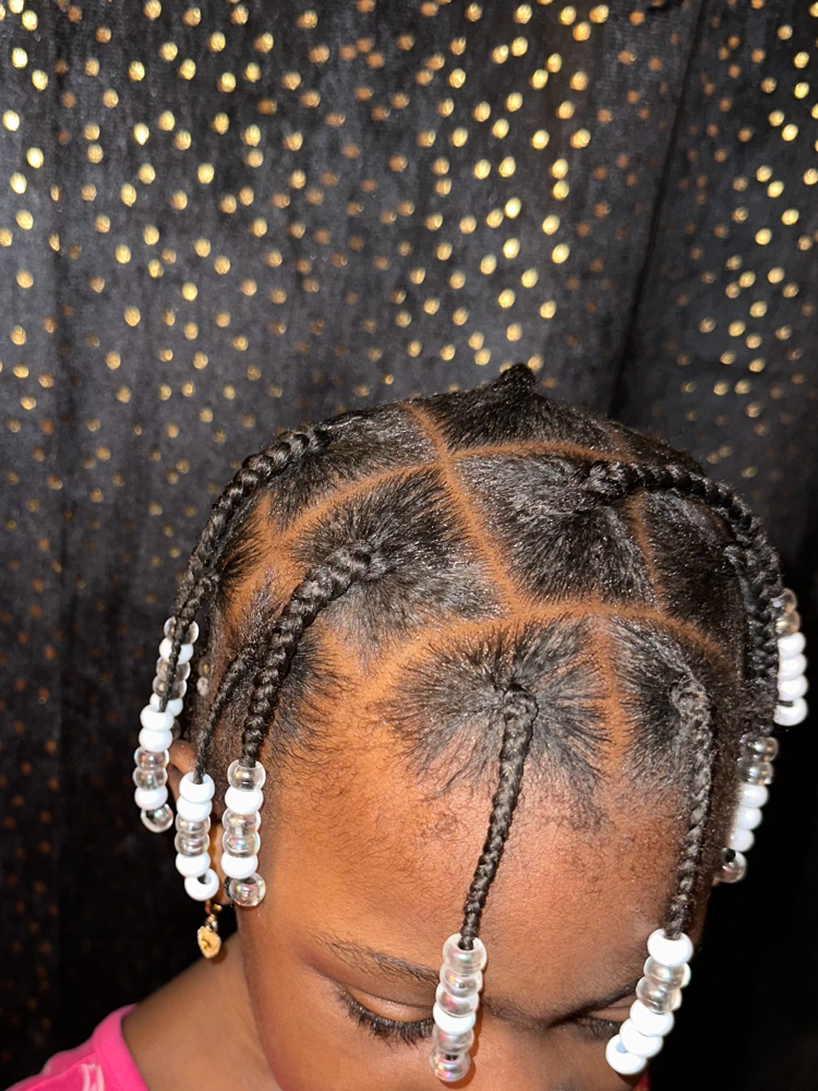 Tiny Tots Knotless Braids/ Twist at Braids & Bows in Columbus, OH