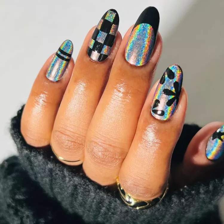 Luxury Nail Art Design at Bronwyn at Cosmic Cat Nail Studio in Redmond, OR