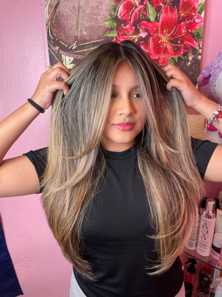 Money Piece And Partial Highlight