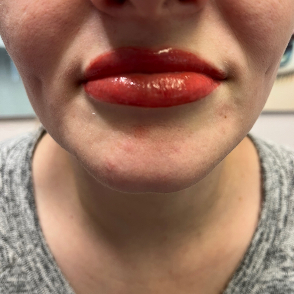 Lip blush at Inkfluenced Beauty in portland, OR
