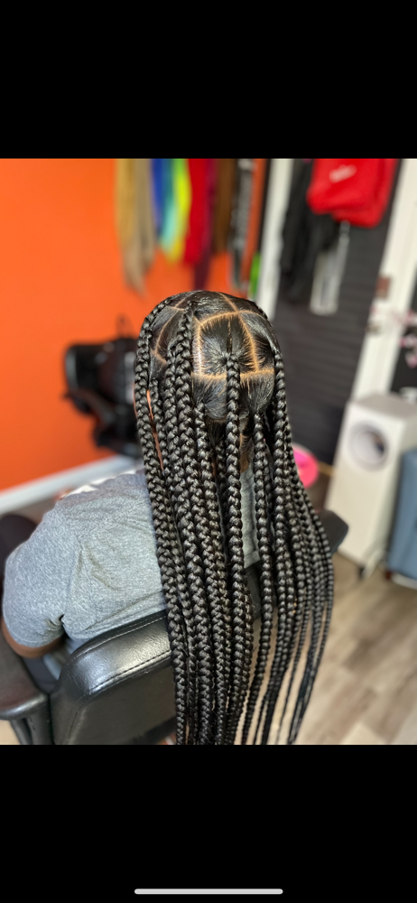 Large Knotless Braids at The Luxe Braid Co. in Capitol Heights, MD