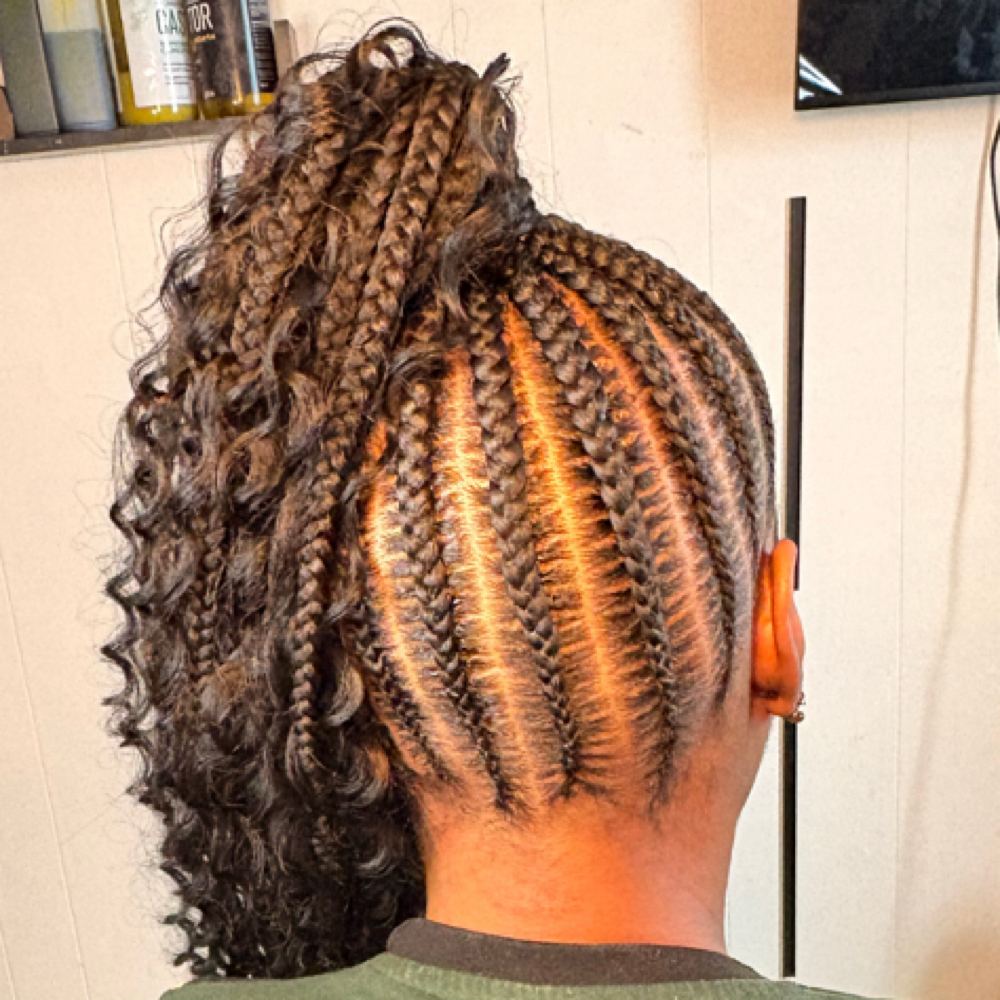 Medium Braided Ponytail at Braids By Bonitaa in Syracuse, NY
