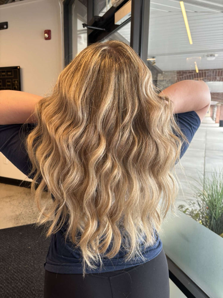 balayage highlights With Glaze