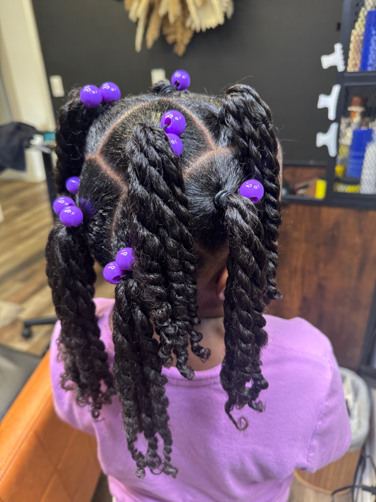 Kids’ Natural Hair Braiding (Ages 4-9)