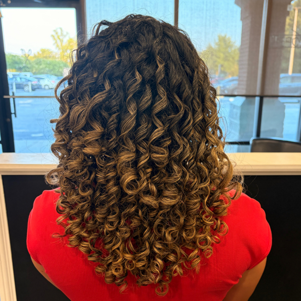 Curly Hair Wash Cut & Style at Zemiiglambeauty in Whiteville, NC