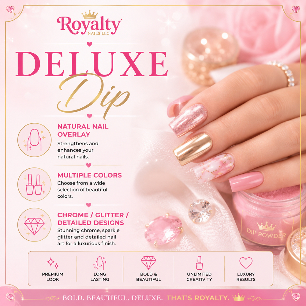 Deluxe Dip Powder Nails at Royalty Nails LLC in Colorado Springs, CO