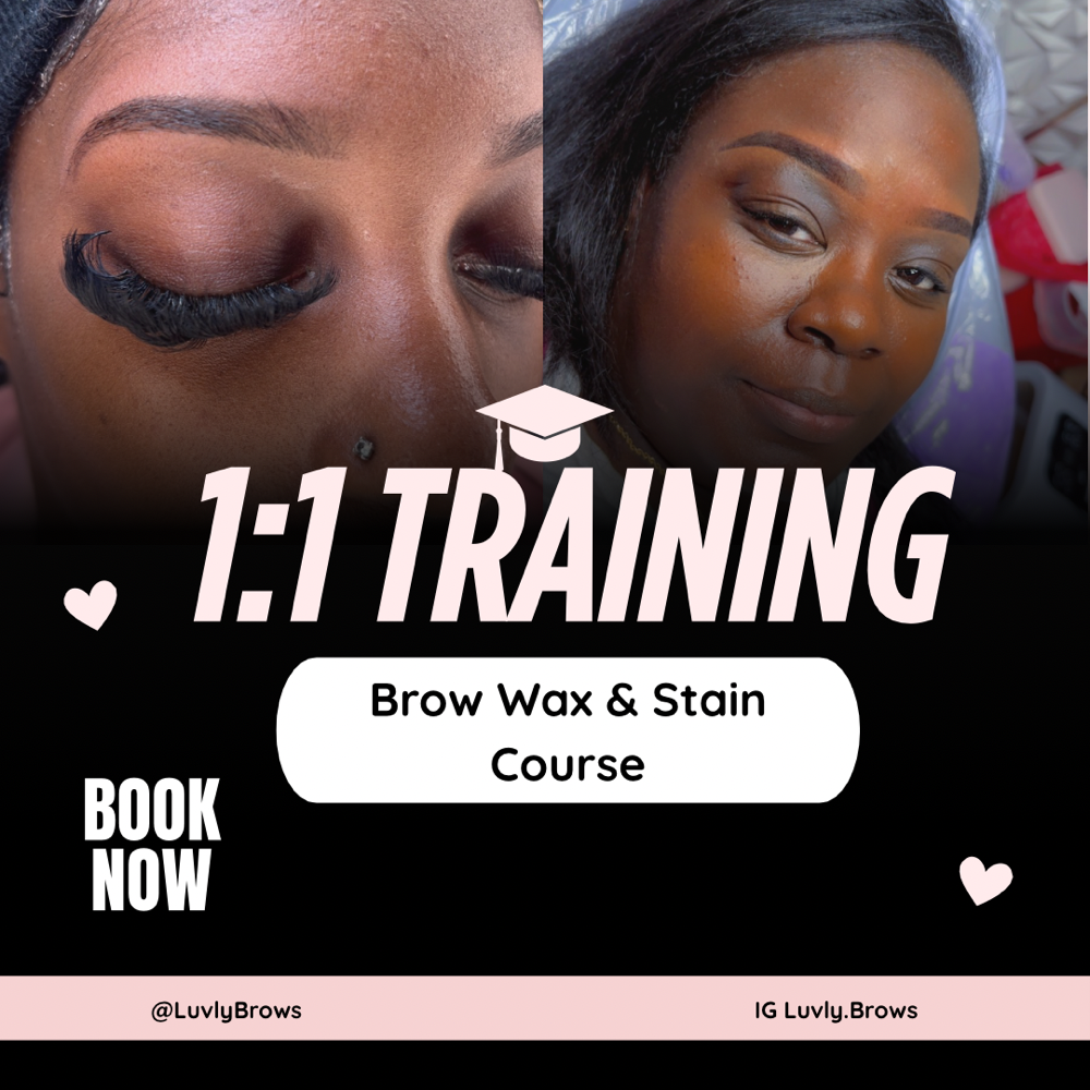 1 On 1 Brow Wax And Stain Course at LuvlyBrows in Portsmouth, VA