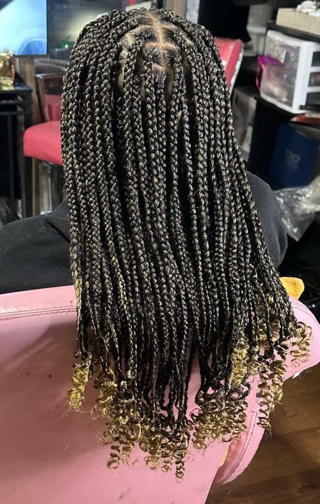 Kids Box Braids Under 11 at Goddess Stylez in Sealy, TX