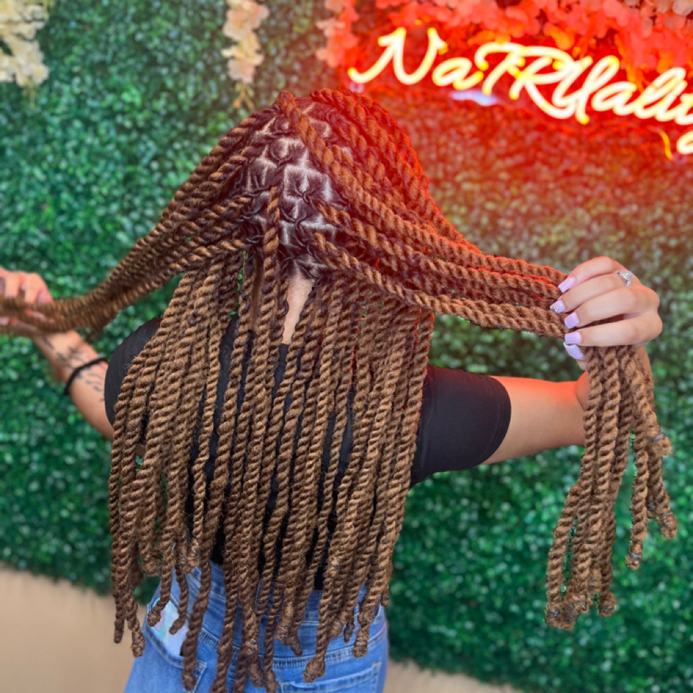 Extended Double Strand Twist at NaTRUality in High Point, NC