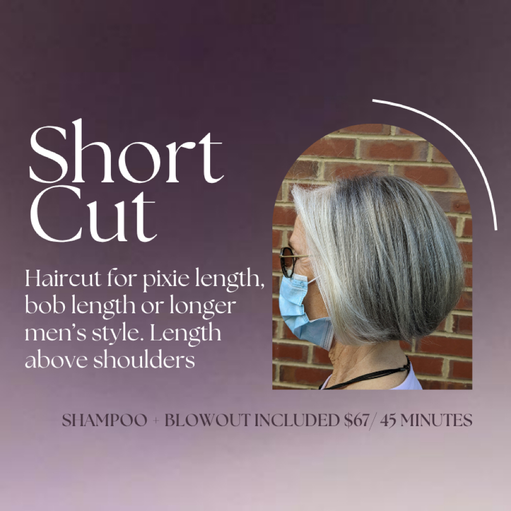 Short Haircut at Sam at Foil Hair Co. in Hudson, OH