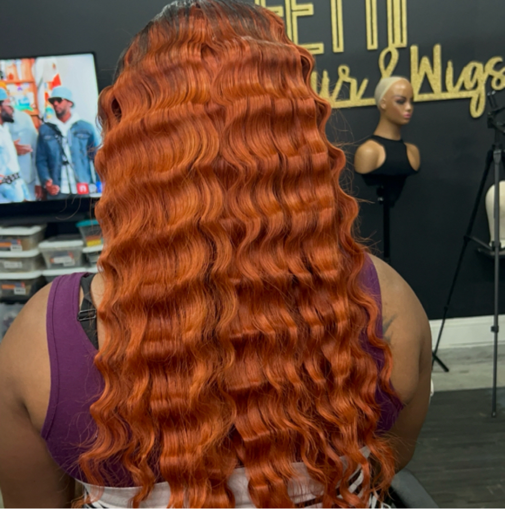 Style Only - Installed Extensions at Aligned Hair & Wig Studio in Snellville, GA