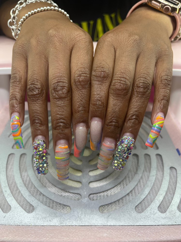 Nail Fill at The Bajan Winkss Experience in Jonesboro, GA