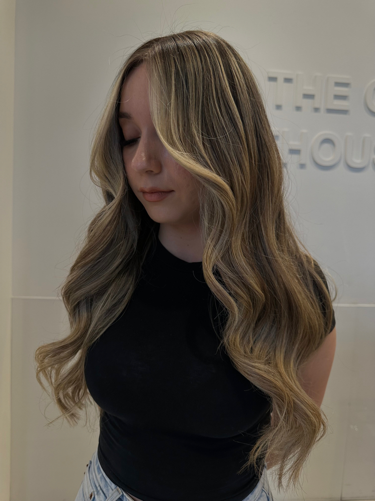 Full Balayage + Blowdry