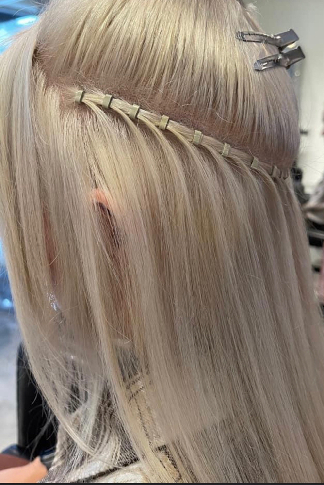 Hand-tied Extensions at Tammy Killen @ BronzeBabe in Chapmanville, WV