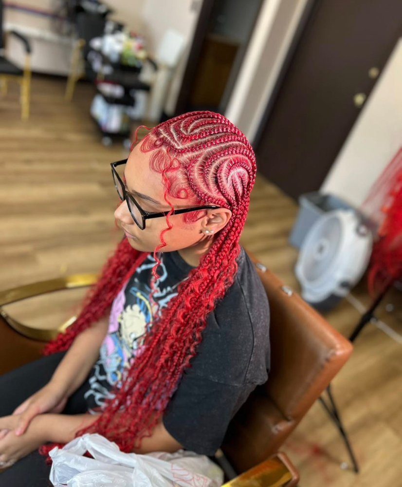 Medium Braid Style at Lady Loc Up in Peoria, IL