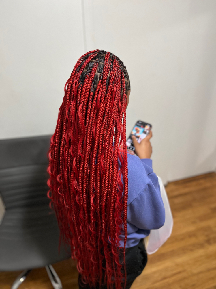 Red #130 at BraidsByJinece in Wichita, KS